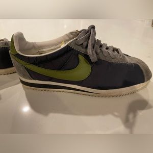 Jcrew Nike Cortez. Nylon/ suede sneakers. Size 6.5 mens/8 womens